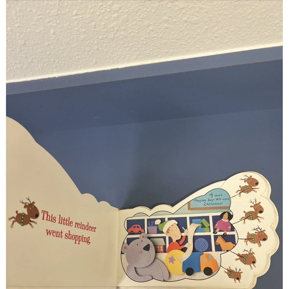 THIS LITTLE REINDEER (PLAYTIME RHYMES) By Public Domain & Paige Billin-frye *VG*